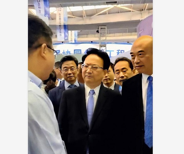 <b>2019年時任陜西省委副書記、省長；現任國務院副總理、黨組成員劉國中與時任吉林省委副書記、省長；現任吉林省委書記、省人大常委會主任景俊海蒞臨指導工作</b>